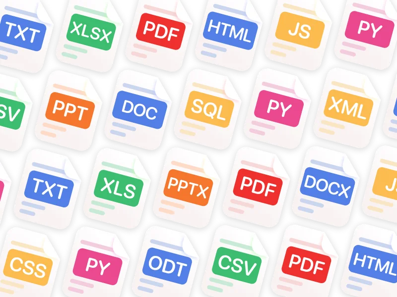 Fello AI admite PDF, Word, Excel, PowerPoint, imágenes y muchos más formatos de archivo
