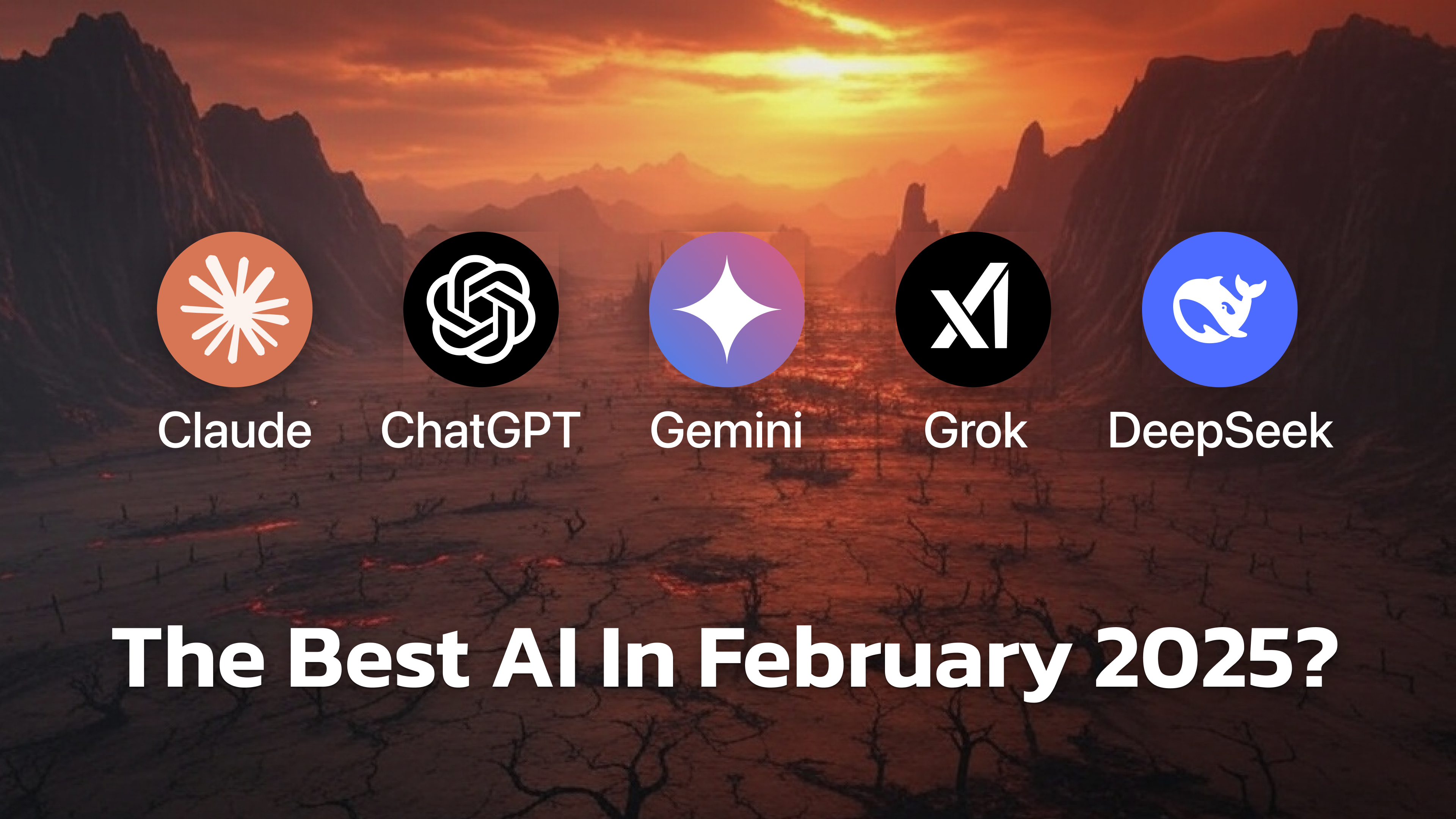 Grok 3 vs ChatGPT vs DeepSeek vs Claude vs Gemini - Which AI ...