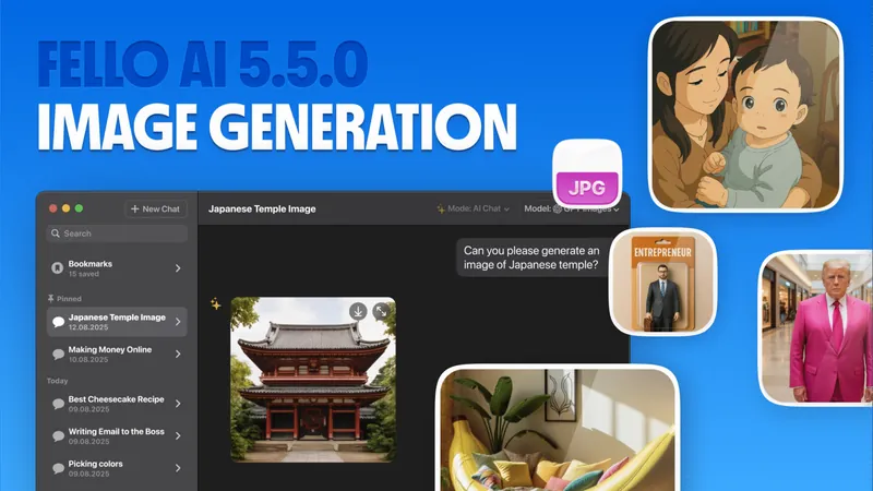 ChatGPT 4o Image Generation Finally Comes to Fello AI in Version 5.5.0