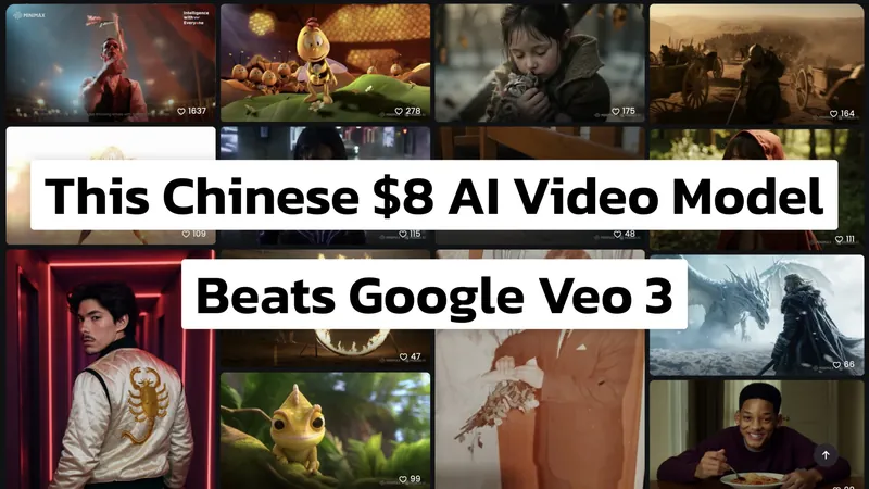 This Chinese AI Video Model Beats Google Veo 3 in Every Way — For Just $8/Month