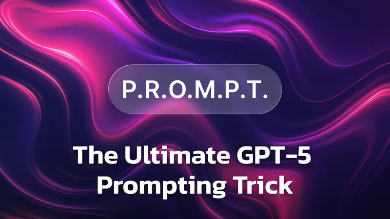 Stop Using GPT-5 Like GPT-4: Here’s the Prompting Secret for 10x Better Results