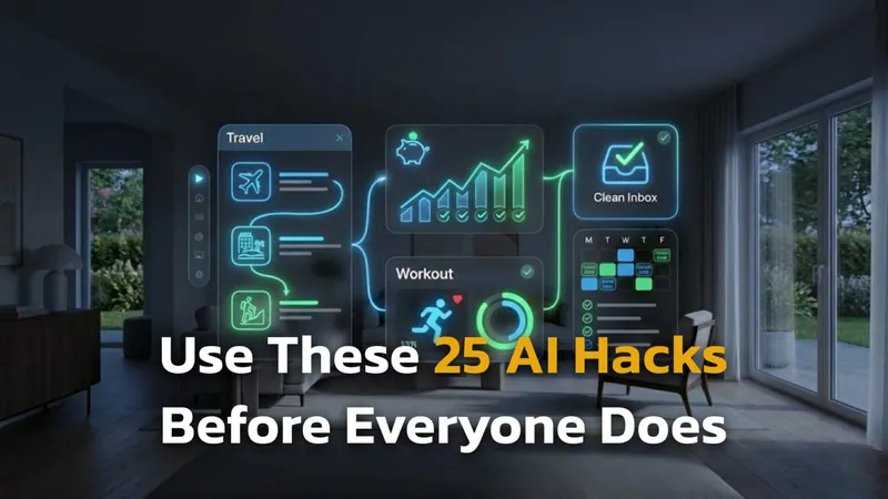 25 Mind-Blowing Ways You Can Use AI To Upgrade Your Life Today