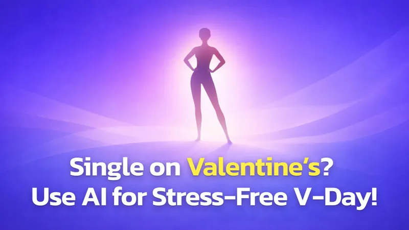 How to Survive Valentine’s Day Single With AI: Plans, Scripts & Ideas