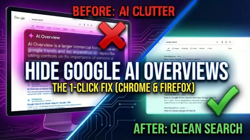 Best Extensions to Hide Google AI Overview (Ranked & Tested)
