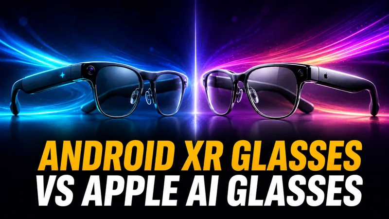 Android XR Glasses vs Apple AI Glasses: The 2026 vs 2027 Smart Glasses Race