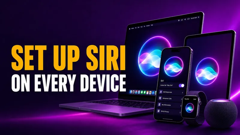 How to Set Up Siri on iPhone, iPad, Mac & Apple Watch