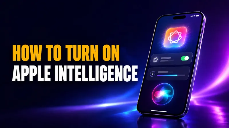 How to Turn On, Get, and Download Apple Intelligence