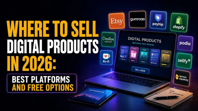 Where to Sell Digital Products in 2026: Best Platforms and Free Options
