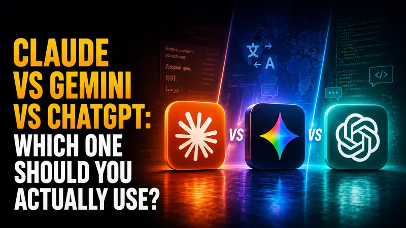 Claude vs Gemini vs ChatGPT: Which One Should You Actually Use?
