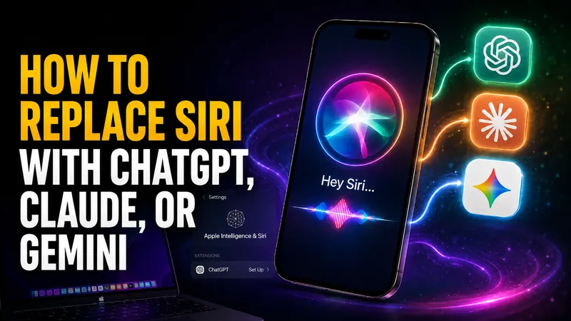 How to Replace Siri With ChatGPT, Claude, or Gemini