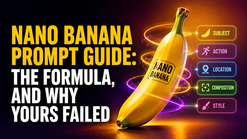 Nano Banana Prompt Guide: The Formula, and Why Yours Failed