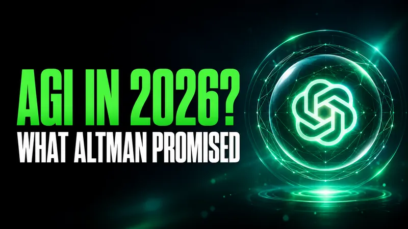 OpenAI AGI in 2026: What Altman Actually Promised