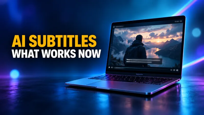 AI Subtitles on a Mac: What Actually Works Right Now