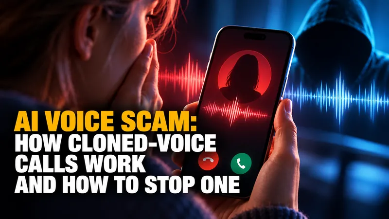 AI Voice Scam: How Cloned-Voice Calls Work and How to Stop One