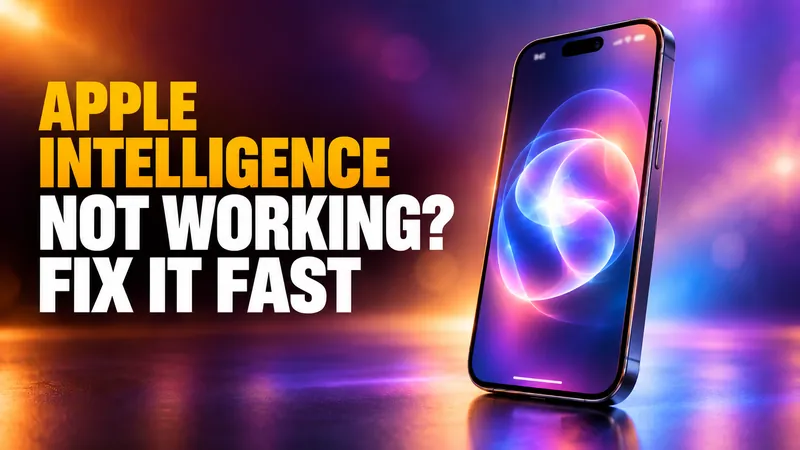 Apple Intelligence Not Working? How to Fix It on iPhone, iPad, and Mac