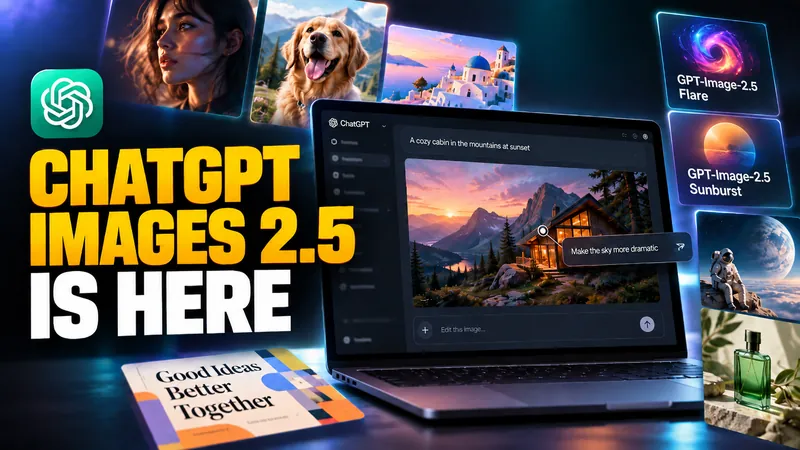 ChatGPT Images 2.5 ist da: schnelleres Generieren, Kommentar-Edits und zwei neue API-Modelle