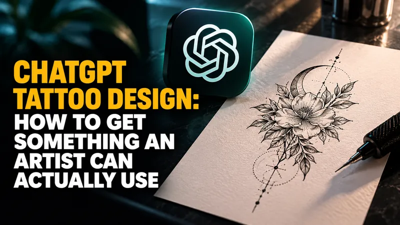 ChatGPT Tattoo Design: How to Get Something an Artist Can Actually Use