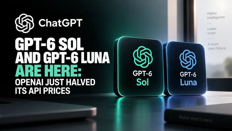 GPT-6 Sol and GPT-6 Luna Are Here: OpenAI Just Halved Its API Prices