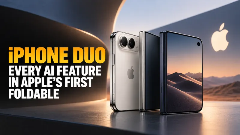 iPhone Duo: Every AI Feature in Apple's First Foldable