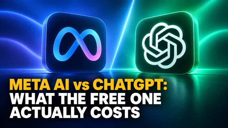 Meta AI vs ChatGPT: What the Free One Actually Costs