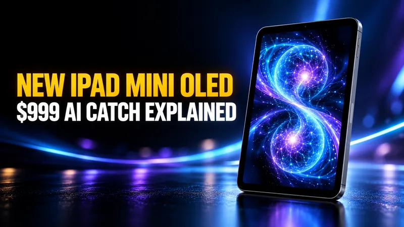 iPad mini OLED: Price, Release Date, and the 512GB AI Catch