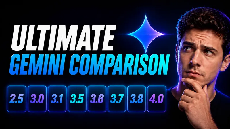The Ultimate Gemini Model Comparison: 2.5 to Gemini 4 Argon
